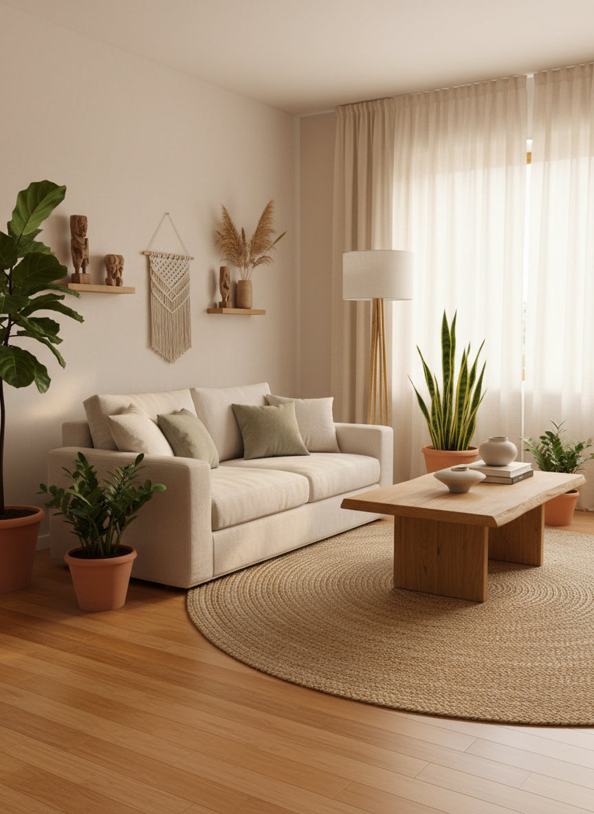 Lámpara de pie de Bambú